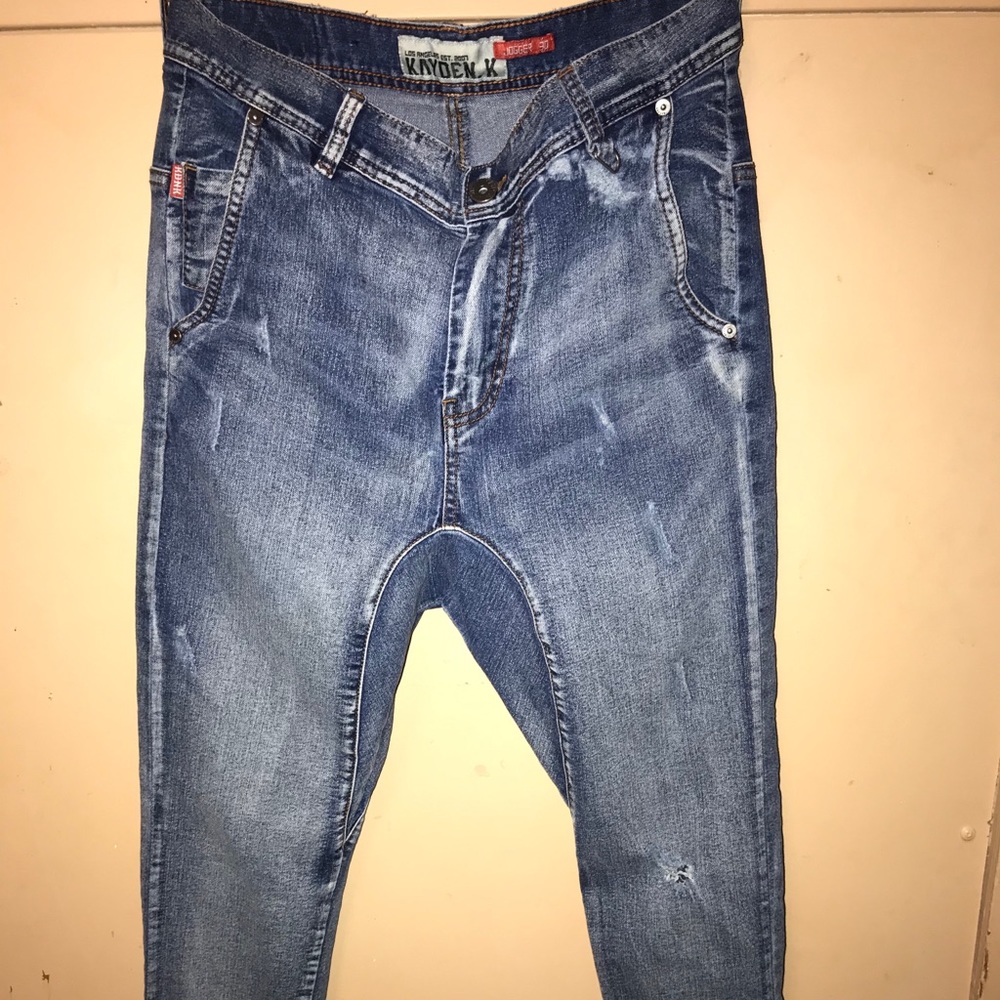 KDNK exclusive designer denim joggers